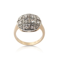 inel cu diamante rose cut inel cu diamante rose cut