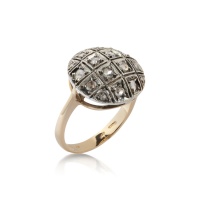 inel cu diamante rose cut inel cu diamante rose cut