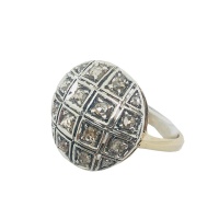 inel cu diamante rose cut inel cu diamante rose cut